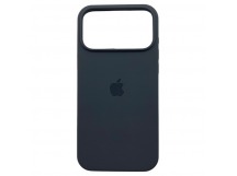 Чехол iPhone 17 Pro Max Silicone Case (c Лого) №15 Серая Сажа