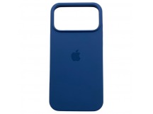 Чехол iPhone 17 Pro Max Silicone Case (c Лого) №20 Морская Синева