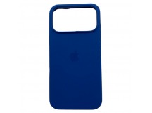 Чехол iPhone 17 Pro Max Silicone Case (c Лого) №38 Звездно Синий