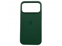 Чехол iPhone 17 Pro Max Silicone Case (c Лого) №54 Темно-Зеленый