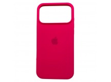 Чехол iPhone 17 Pro Max Silicone Case (c Лого) №62 Фуксия