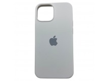 Чехол iPhone 13 Mini Silicone Case (c Лого) №09 Белый