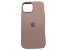 Чехол iPhone 15 Silicone Case (c Лого) №19 Песочно-Розовый