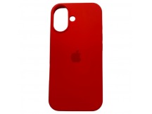 Чехол iPhone 17 Silicone Case (c Лого) №14 Красный
