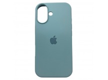 Чехол iPhone 17 Silicone Case (c Лого) №17 Драгоценный камень Зеленый