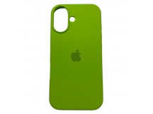 Чехол iPhone 17 Silicone Case (c Лого) №31 Зеленый