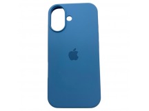 Чехол iPhone 17 Silicone Case (c Лого) №42 Джинсовый Синий