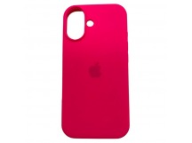 Чехол iPhone 17 Silicone Case (c Лого) №62 Фуксия