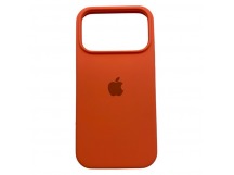 Чехол iPhone 17 Pro Silicone Case (c Лого) №02 Абрикосово-Апельсиновый