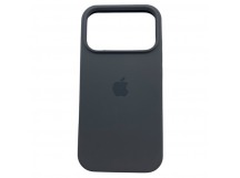 Чехол iPhone 17 Pro Silicone Case (c Лого) №15 Серая Сажа