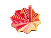 Антистресс игрушки - 3D Пирамида 9см (red/coral) (243949)