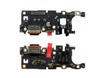 Шлейф для OPPO A6x 4G (CPH2819) плата на системный разъем/микрофон - Премиум