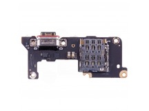 Шлейф для Xiaomi 15T (25069PTEBG) плата системный разъем/разъем SIM/микрофон - Премиум