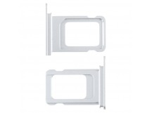 Держатель SIM для iPhone 17 Pro/17 Pro Max (1 Sim) (A3523/A3526) Серебро