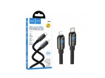 Кабель Lightning - Type-C HOCO U143 (27W/3A/1.2m)  черный