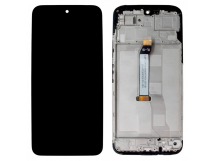 Дисплей для Xiaomi Poco M7 4G + тачскрин + рамка (черный), Full ORIG