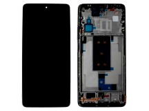 Дисплей для Xiaomi 11T + тачскрин + рамка (черный), Full ORIG