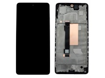 Дисплей для Xiaomi Redmi Note 12 Pro 5G + тачскрин + рамка (черный),Full ORIG