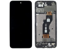 Дисплей для Tecno Spark Go 1 (KL4) + тачскрин + рамка (черный), FullORIG