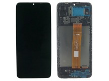 Дисплей для Samsung SM-A127 Galaxy A12 Nacho (2021) + тачскрин +рамка (черный), ориг