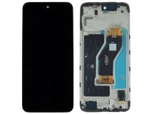 Дисплей для Infinix Smart 10 Plus (X6725B) + тачскрин + рамка (черный),Full ORIG
