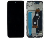 Дисплей для Infinix Hot 60i (X6728) + тачскрин + рамка (черный), Full ORIG