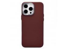 Чехол-накладка - SM028(2) SafeMag Carbon для "Apple iPhone 16 Pro Max" (dark red) (243997)