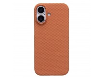 Чехол-накладка - SM028(2) SafeMag Carbon для "Apple iPhone 17 " (orange) (243996)