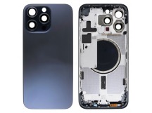 Корпус для iPhone 15 Pro Max (A3106) (1 Sim) Синий - Премиум