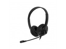Гарнитура A4TECH Fstyler FH100 2м накладные оголовье (FH100 (STONE BLACK)), черный