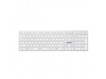 Клавиатура беспроводная A4TECH Fstyler FBX50C USB BT/Radio slim Multimedia (FBX50C WHITE), белая (1/10)
