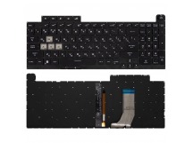 Клавиатура 0KNR0-661JRU00 для Asus ROG Strix черная с RGB-подсветкой (1-зонная)