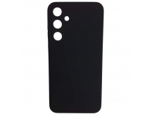 Чехол силиконовый Samsung A55 Silicone Cover без лого черный