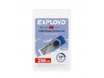 256Гб накопитель USB2.0 Exployd 530 синий