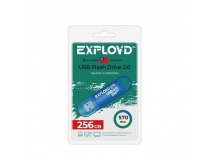 256Гб накопитель USB2.0 Exployd 570 синий