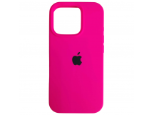 Чехол силиконовый Silicone Case ORG iPhone 16 Pro фуксия (09)