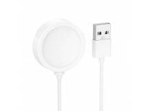 Кабель зарядки Hoco Y40 Smart watch 5W 100см 1A  (white) (243904)