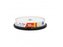 Диск MIREX BD-R 12Х 25ГБ для печати (полная заливка) Кейк бокс 10 (10/300)
