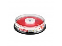 Диск MIREX DVD+R 8Х 8,5ГБ двухслойный для печати (полная заливка) Кейк бокс 10 (10/300)