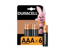 Батарейка Duracell Basic LR03 AAA BL6 Alkaline 1.5V CN (Китай) (6/48/576)