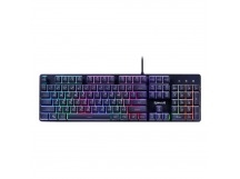 Клавиатура проводная игровая REDRAGON Nagato RU, RGB подсветка, черный, тихая, 25 anti-ghost, 104 клавиши (1/10)