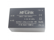 Модули питания Hi-Link HLK-10M12 Модуль питания AC-DCUвх=100-240В Uвых=12В Pвых=10Вт