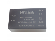Модули питания Hi-Link HLK-20M12 Модуль питания AC-DCUвх=100-240В Uвых=12В Pвых=20Вт