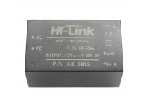 Модули питания Hi-Link HLK-5M15 Модуль питания AC-DC Uвх=100-240ВUвых=15В Pвых=5Вт
