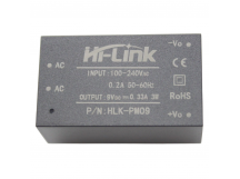 Модули питания Hi-Link HLK-PM09 Модуль питания AC-DC Uвх=100-240ВUвых=9В Pвых=3Вт