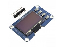 Модули индикации, управления NONAME Графический OLED 1,3"индикатор 128x64 SSH1116 с клавиатурой 1x4 (белый)