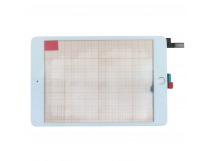 Тачскрин для iPad mini 4 (A1538/A1550) + серебряная кнопка Home(белый), ориг