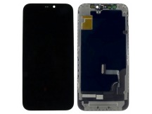 Дисплей для iPhone 12 mini + тачскрин + рамка (черный), JK (шлейф IC)