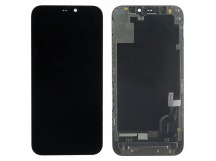 Дисплей для iPhone 12 mini + тачскрин + рамка (черный), RJ (шлейф IC)