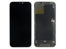 Дисплей для iPhone 12 Pro Max + тачскрин + рамка (черный), JK (шлейфIC)